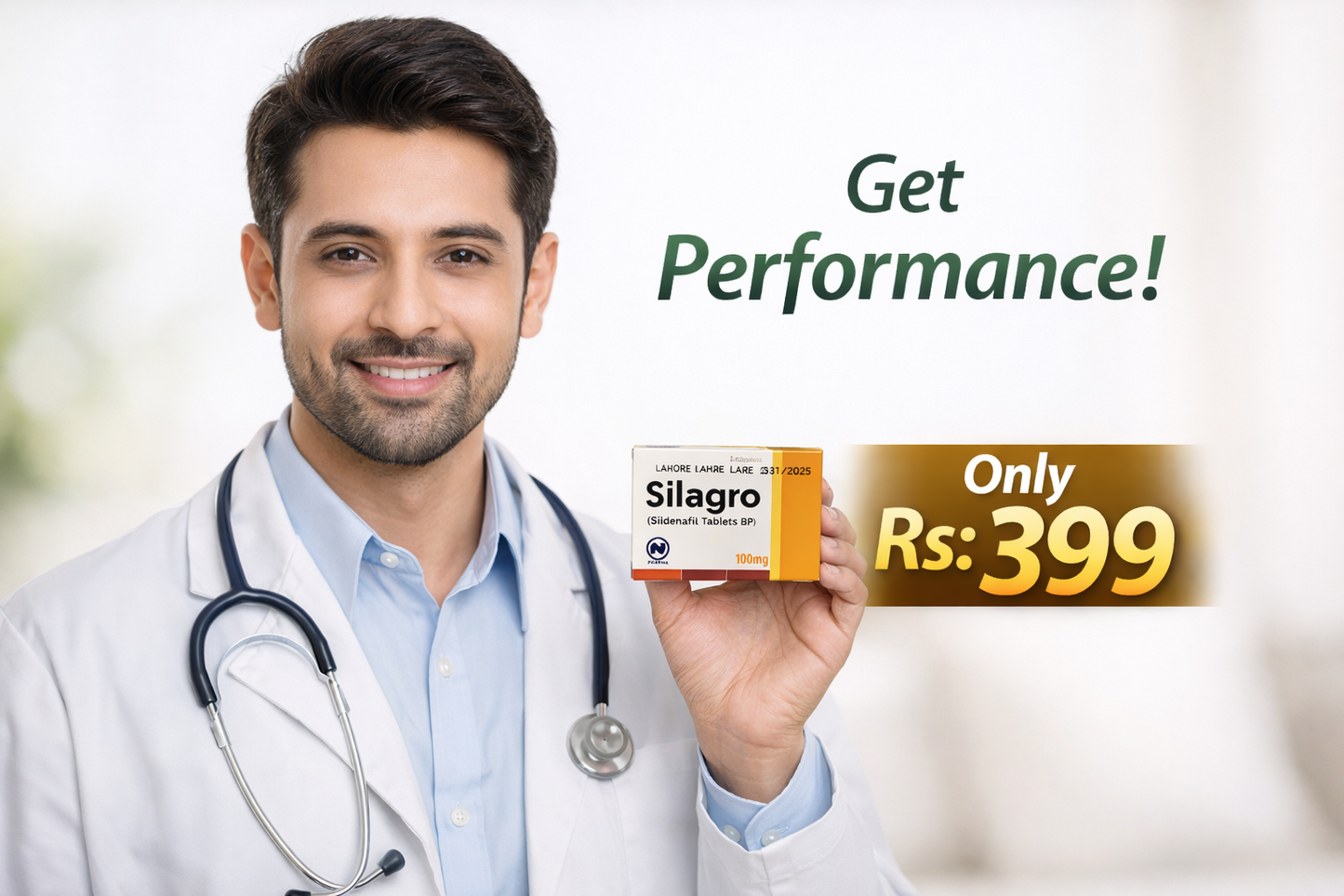 SILAGRO 100MG 4 TABLETS IN ONE PACK